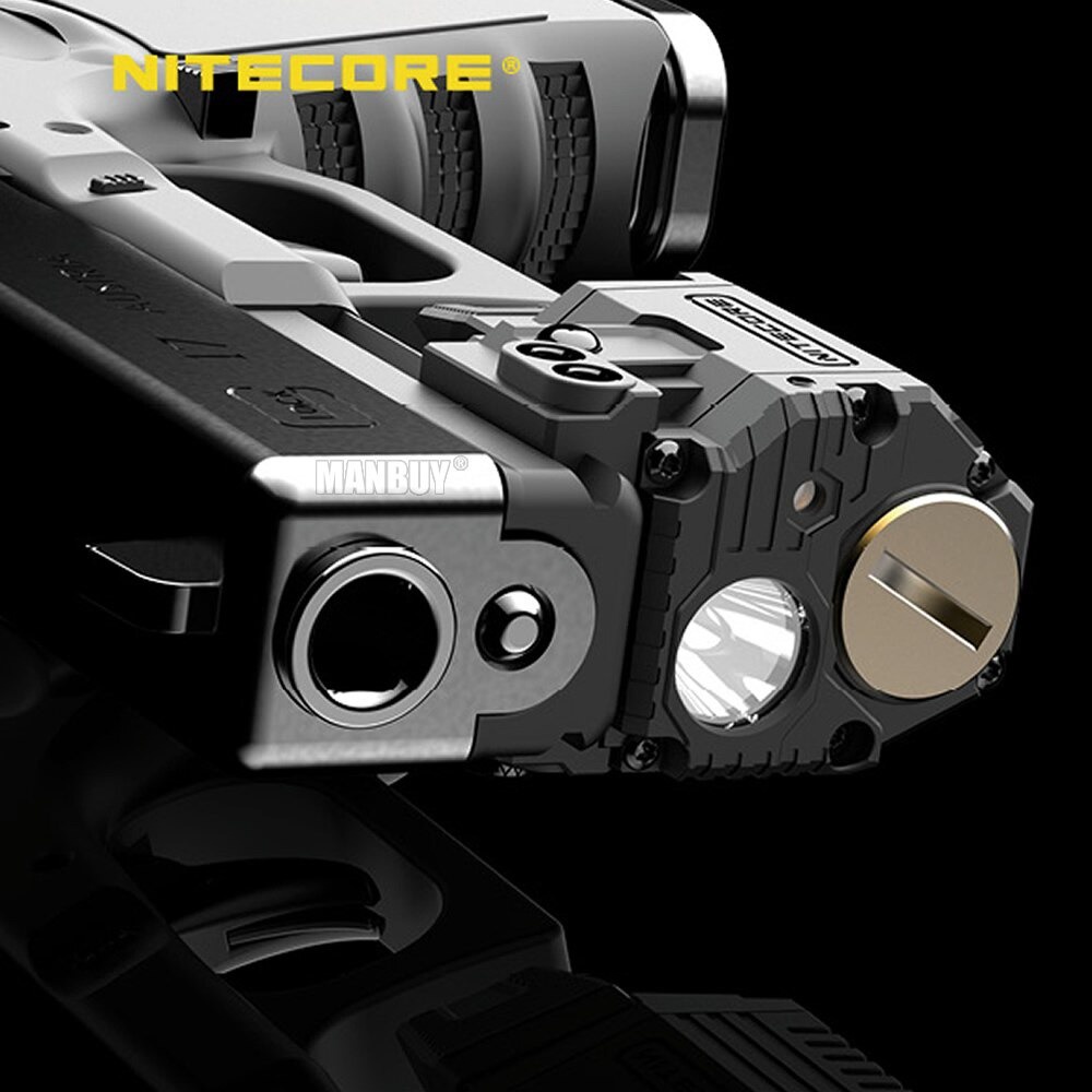 Nitecore Senter Pistol Tactical Gun Laser Senter Light XP-G2 S3 Red Laser