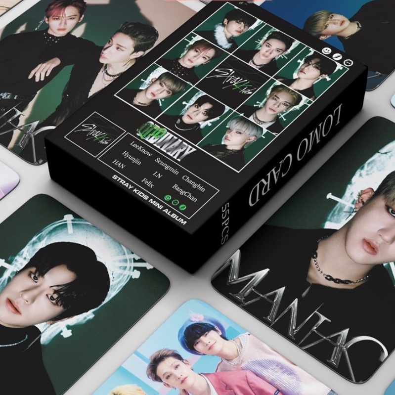 55pcs Kartu Lomo Foto Kpop Stray Kids Album