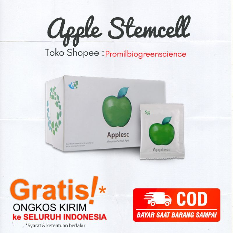 Biogreen Science AppleSc 5 gram/ Apple Stemcell / Apple Stemcell With BARCODE 005