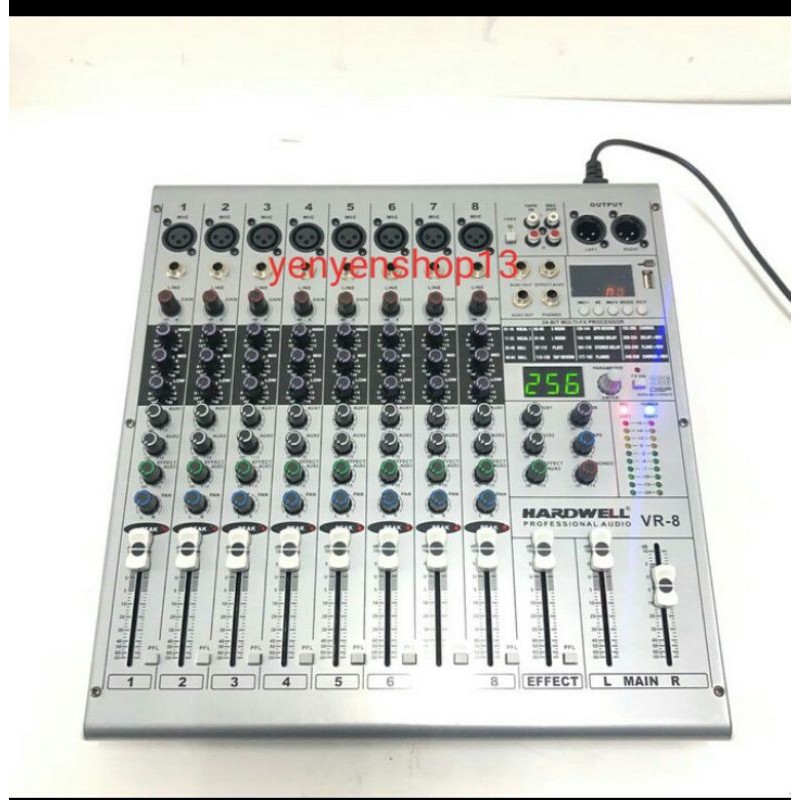 MIXER HARDWELL VR8 VR 8 8 CHANNEL