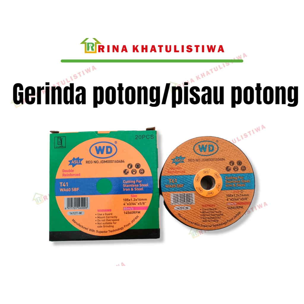 Pisau Potong Besi WD 4 inch | Cutting WD 4 inch