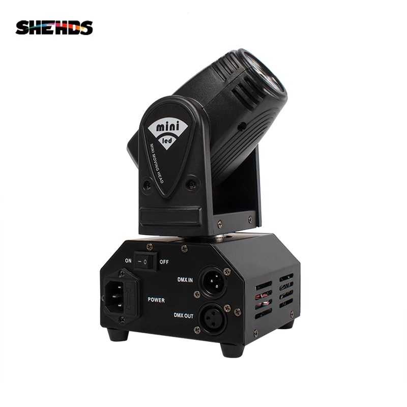 Lampu Sorot Lightning Panggung Spotlight RGB Moving Head 10W Lamp Penerang Spot Light Portable Design Berkualitas