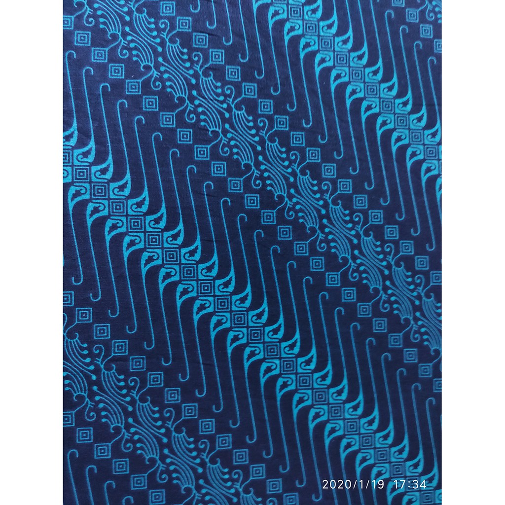 Kain Batik Katun BP9518 Var.1 Biru