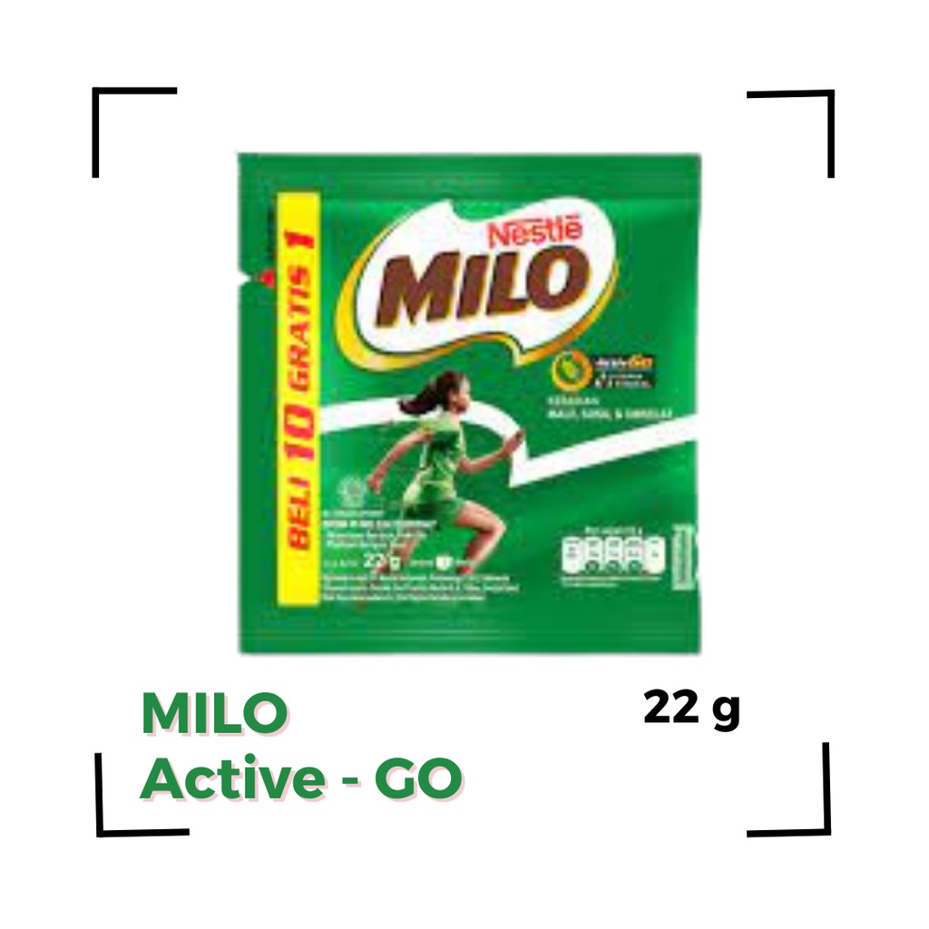 

MILO ACTIV-GO RENCENG 22g - 11 Pcs