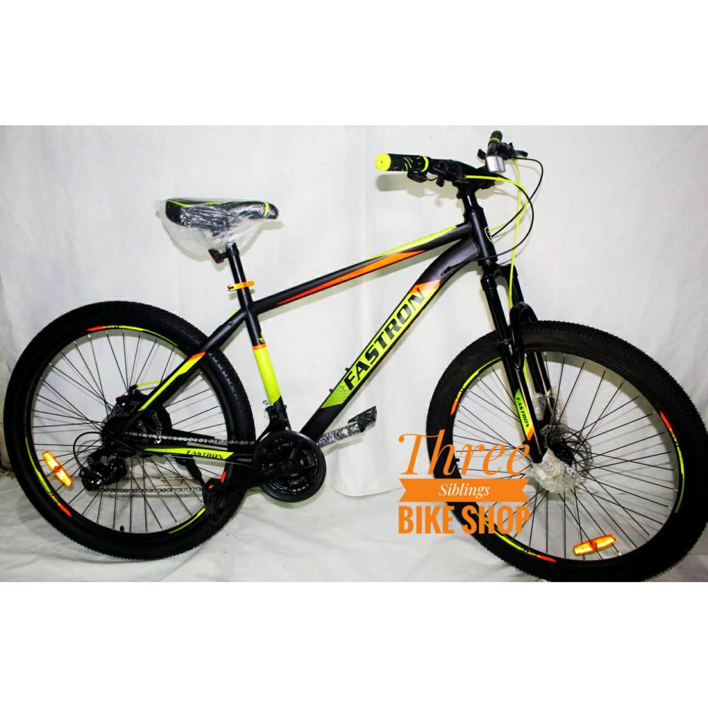 SEPEDA MTB FASTRON 27.5 INCH WARNA KUNING STABILO