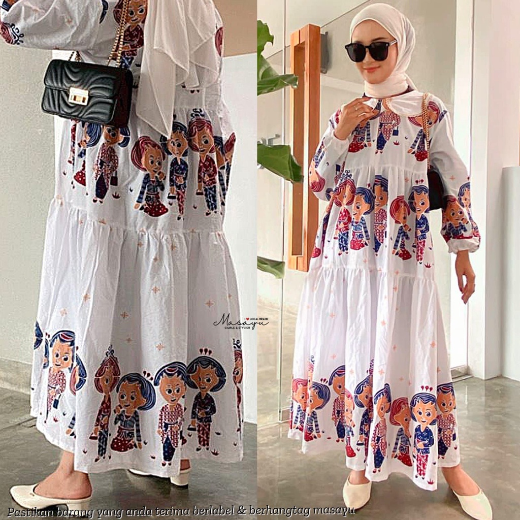 Mahalini tunik maxi