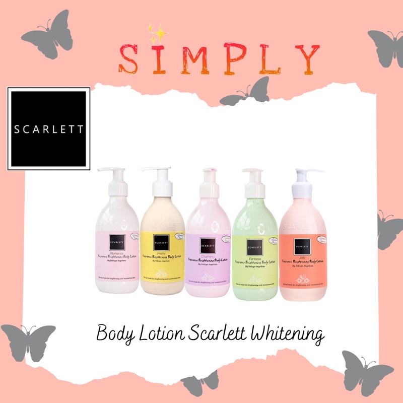 Scarlett Whitening Body Lotion, Lotion Scarlett Whitening, Body Lotion Scarlett Original