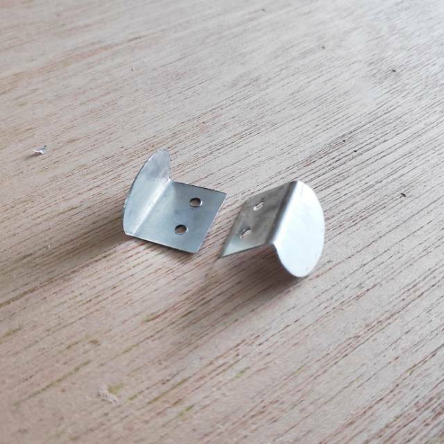 Plat Siku L - Klem Kaca Meja