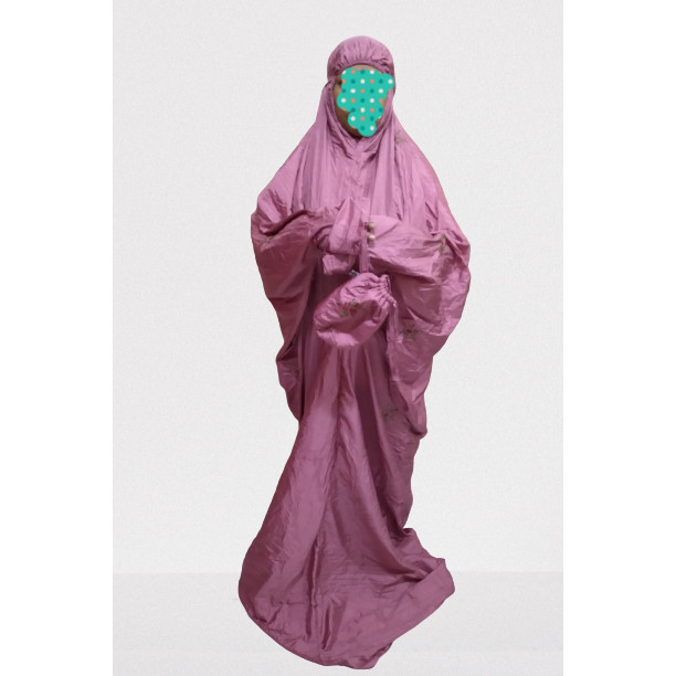 TERLARIS MUKENA TRAVELING PARASUT TERUSAN/LANGSUNGAN BAHAN ADEM DIHIASI BORDIR - PUTIH