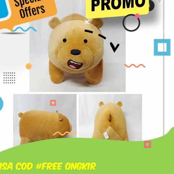 Model Baru ✼ Boneka We Bear Bears Miniso Boneka Panda Kecil Imut Murah Boneka Beruang Ice Bare Bear