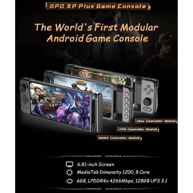 GPD XP Plus MediaTek 1200 6/128Gb Android 11 Wifi