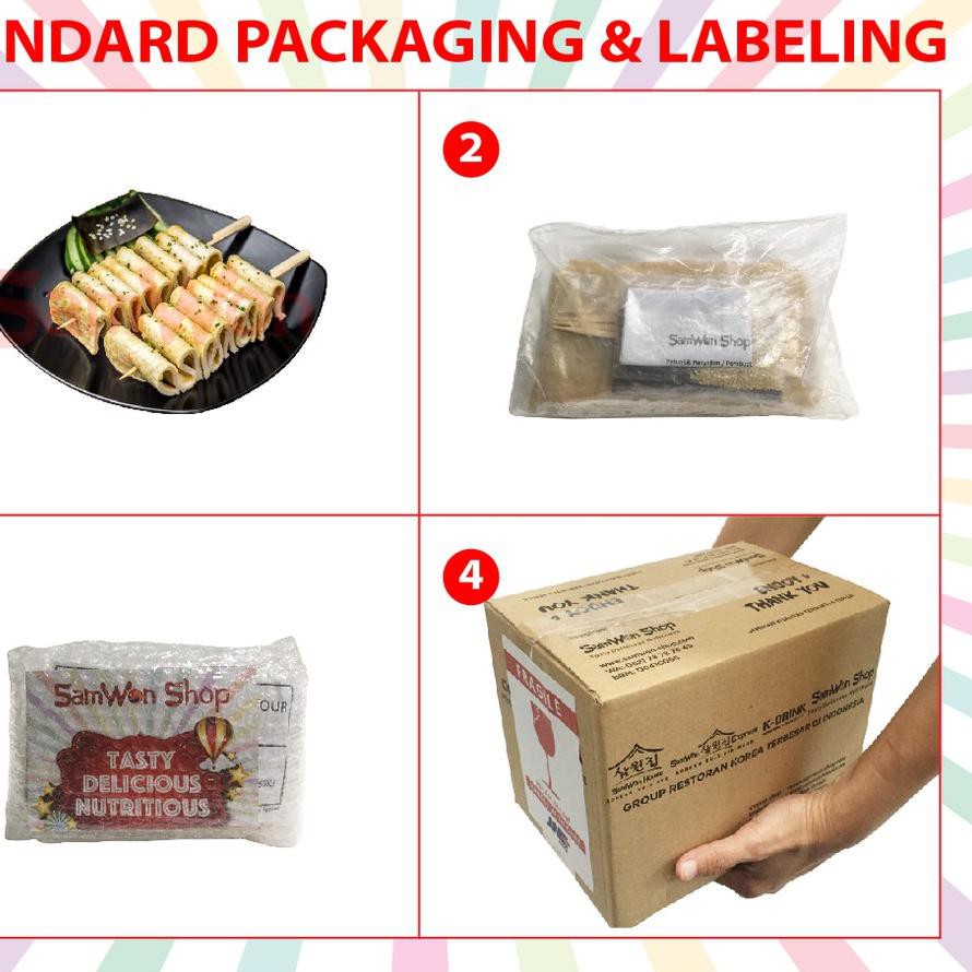 

۩ EOMUK ODENG FISH CAKE 200 Gr Fresh - SamWon Makanan Korea ENAK LEZAT BERGIZI ✼
