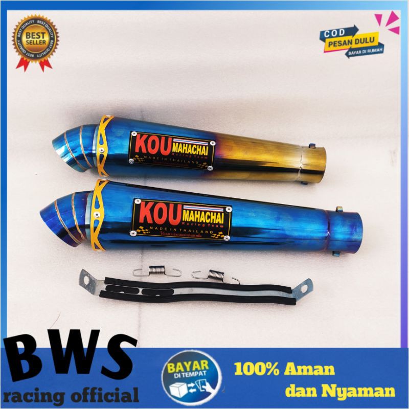 Knalpot kou bluemoon vixion satria fu sonic vega supra