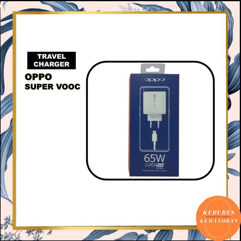 Travel Charger Oppo Original Supervooc Micro Usb Fast Charging [KK]