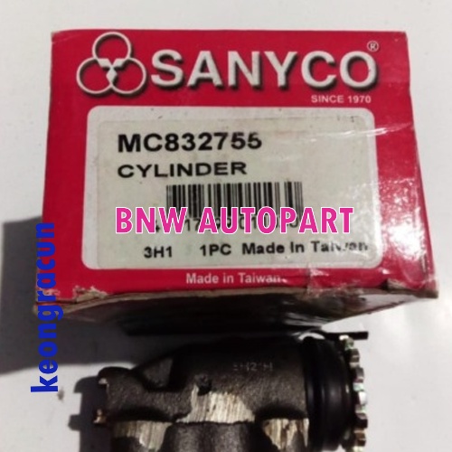 Blok rem depan/wheel cylinder depan kanan.ps120.Merk Sanyco