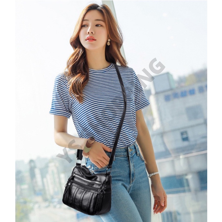 Tas wanita vintage HG004 kulit Import Tas Wanita Kekinian Tas Wanita Kerja MG