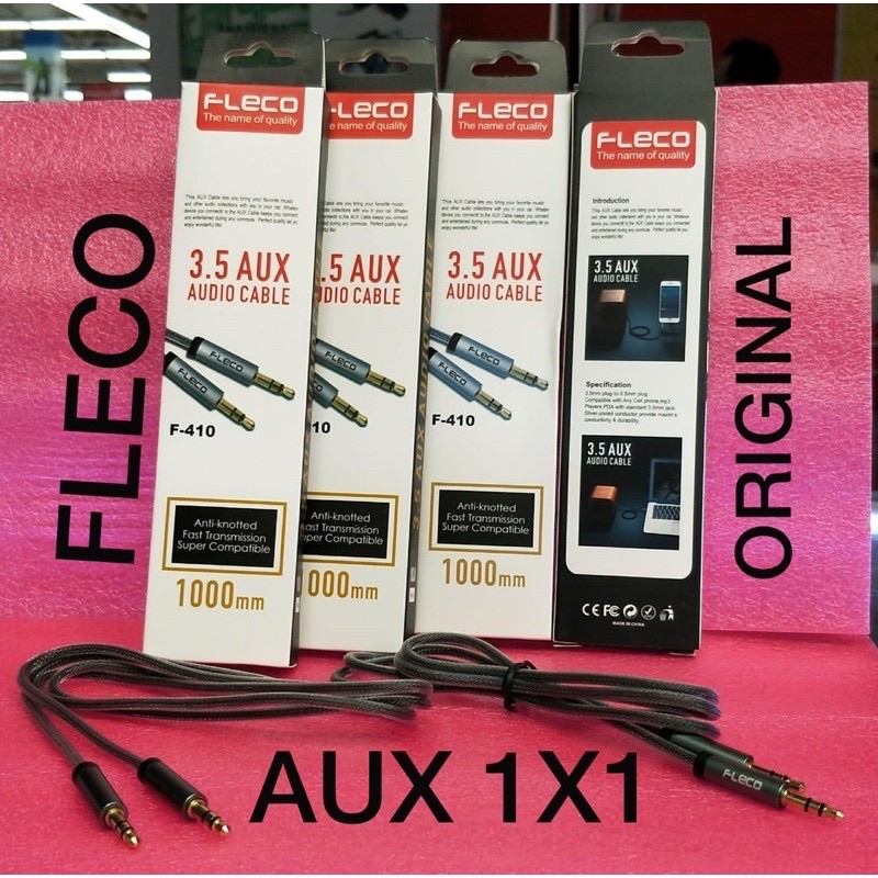PROMO KABEL AUX FLECO F460 F450 F430 F420 F410 HD AUDIO 3.5MM