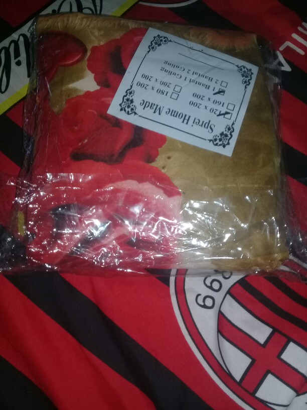 Grosir Seprei Homemade Motif Rose Teddy Murah Berkualitas