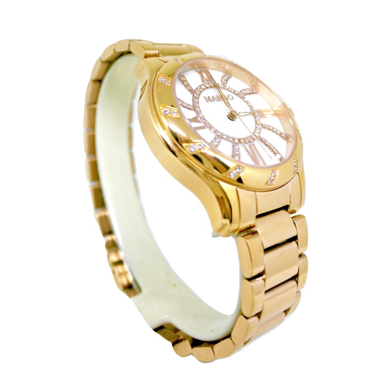 Jam Tangan Wanita Stainless Steel Mango MA6702L- Rose Gold