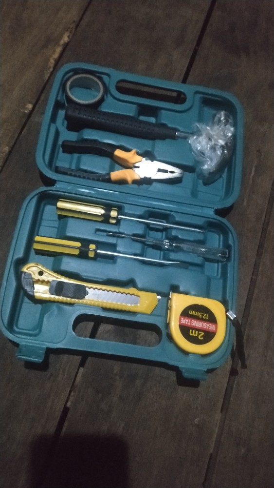 Cod - Tool Master (gj4)/ Alat Tukang Perkakas Repairing Tool Set 9 In 1 Servis Maintenance