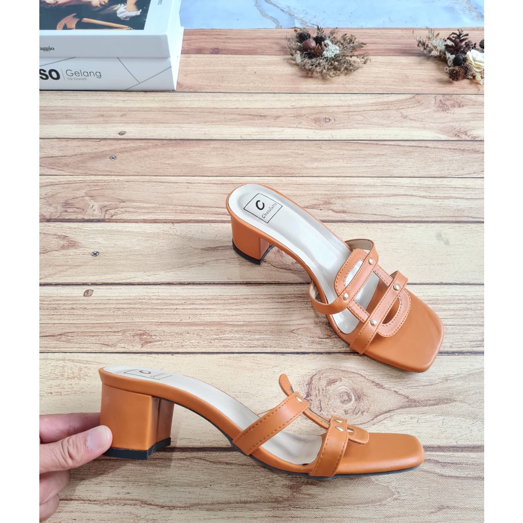 ABBUSHOES  AJ 06 hak tahu anggel wanita 5cm