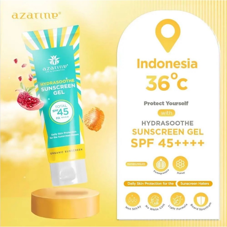 Azarine Hydrasoothe Sunscreen Gel SPF45 PA++++