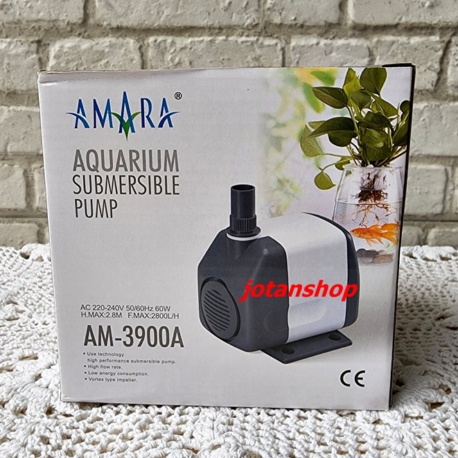 AMARA AM 3900A AM 3900 A AM3900A Pompa Air Power Head Aquarium Aquascape kolam AM3900