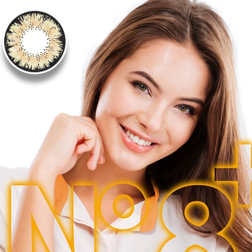 NEW Softlens X2 ICE N8 Brown Honey ( 0.25 s d 3.00) Minus Soflens N8 Plus 16mm