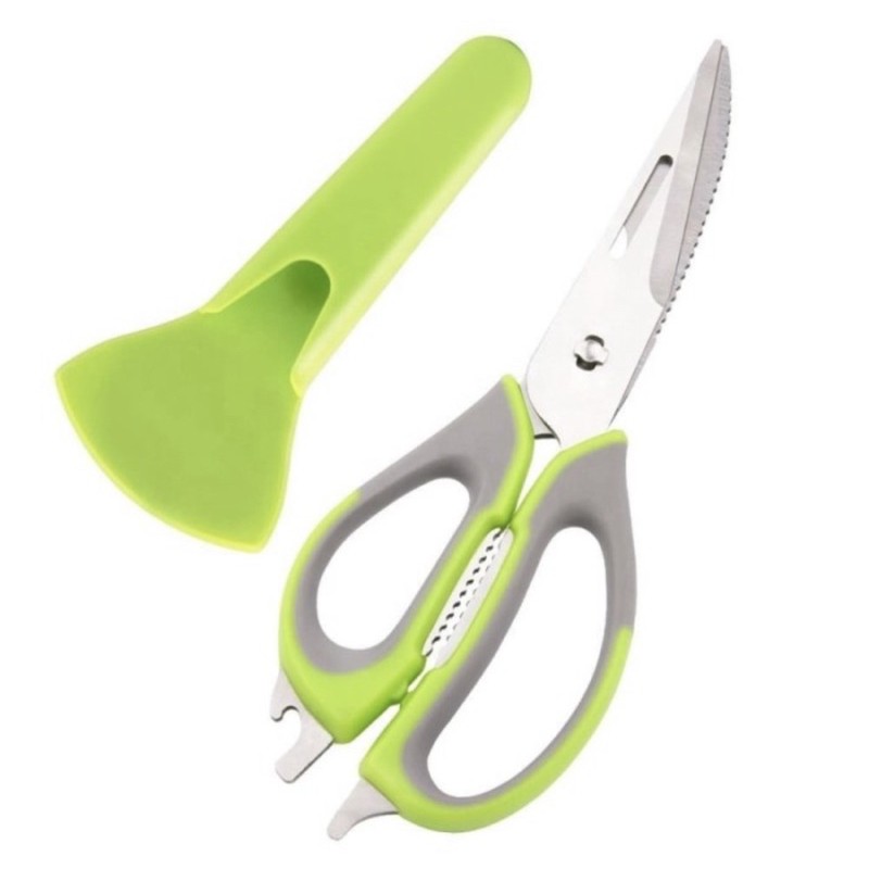 Gunting Dapur Multi 8in1 - Kitchen Scissors 8in1 - Gunting Dapur Stainless —