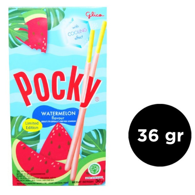 Glico Pocky Watermelon With Cooling Effect LIMITED EDITION 36G