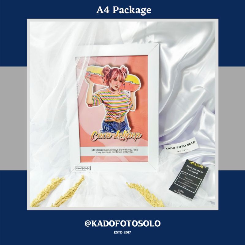 

A4 package (KADO MURAH /Kado foto/ kado nikah/ kado bingkai/ kado wisuda)