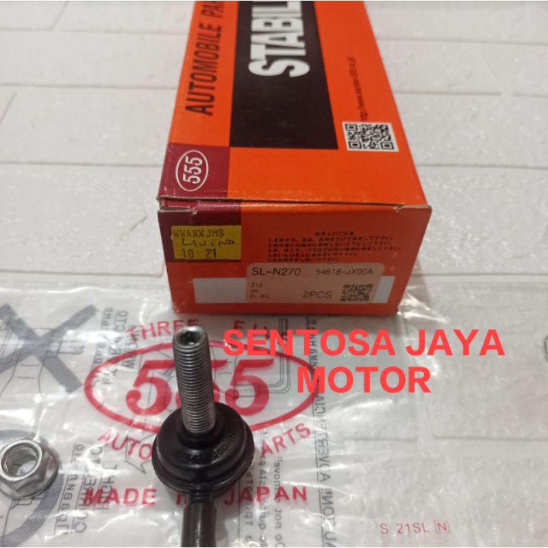 LINK STABIL STABILIZER DEPAN MAZDA 2 SKYACTIV MERK 555 JAPAN