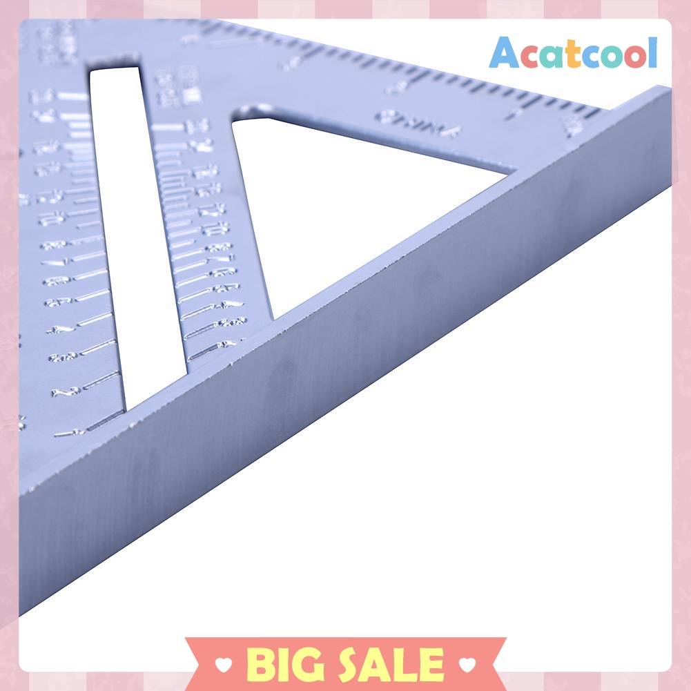 7inch Aluminum Speed Square Triangle Angle Protractor Measuring Tool