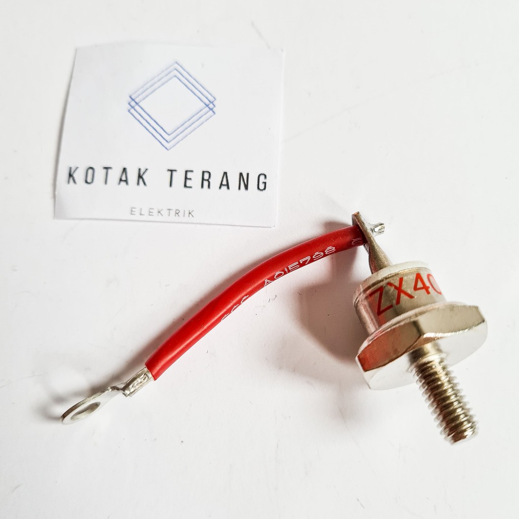 Dioda Baut ZX40-12 ZX 40-12 40A 1200V Merah Hitam Panah Atas Bawah
