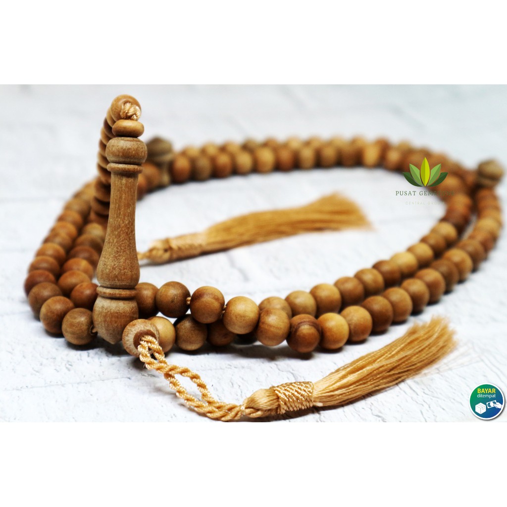 Tasbih Cendana kayu asli 99 butir