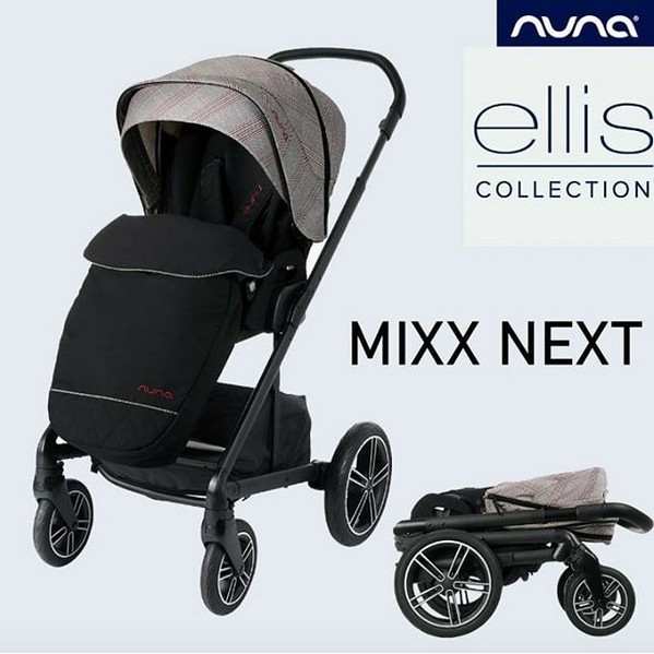 Nuna MIXX NEXT Ellis FREE NUNA PIPA KLIK CARSEAT - Edition Base Click FREE FOOTMUFF, RAINCOVER, CARSEAT ADAPTOR Kereta Dorong Anak Stroller Bayi Baby Kereta