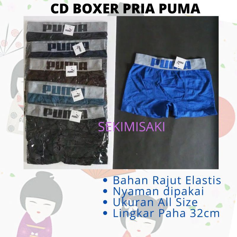 CD PRIA CELANA DALAM PRIA ,  CELANA BOXER PRIA PUMA MURAH