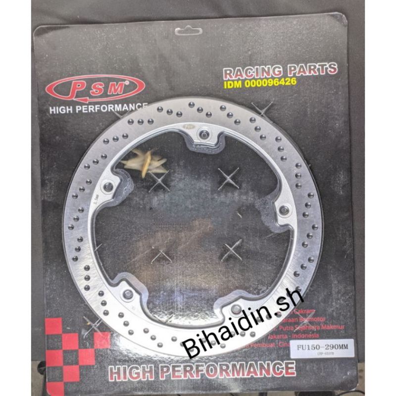 piringan cakram depan psm 290mm 5lubang satria fu 150 carbu/fi