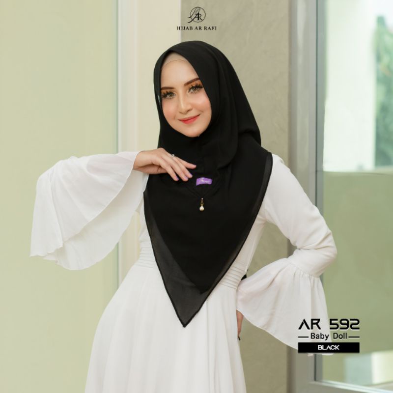 [ORIGINAL] [TERLARIS] Terbaru 2022 hijab ArRafi AR 592 jilbab kerudung khimar bergo ori ar rafi soft