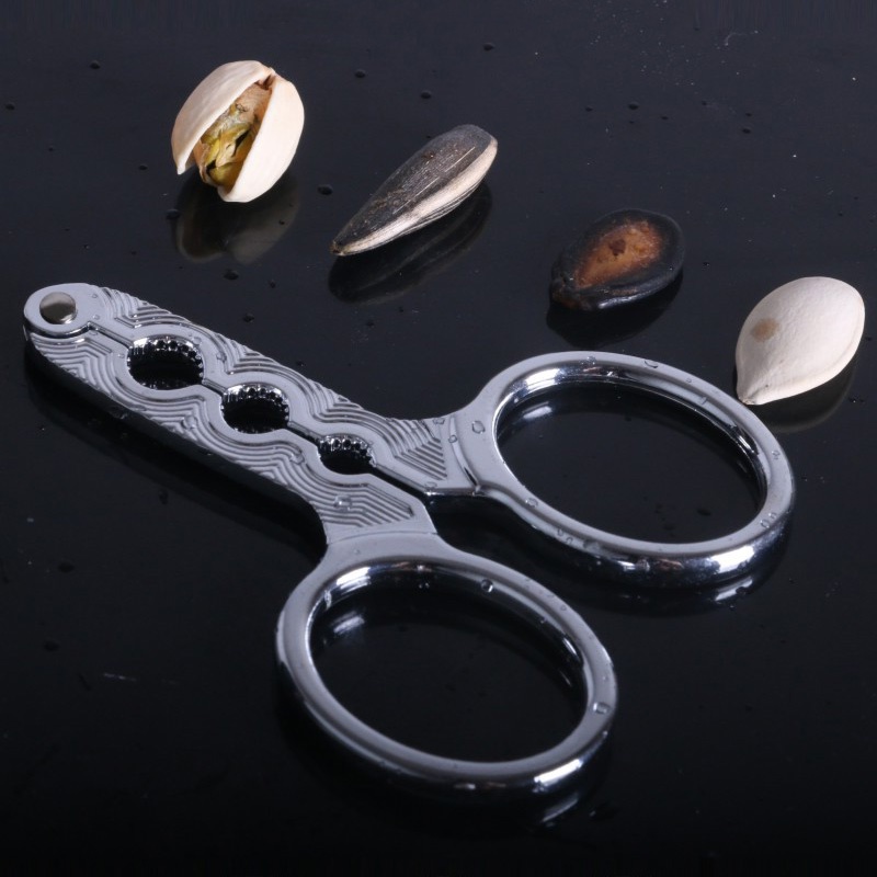 Multifungsi New Melon Seed Plier Gunting Nut Cracker Klip Penjepit Shucker Walnut Pine Sheller Opener Untuk Siku