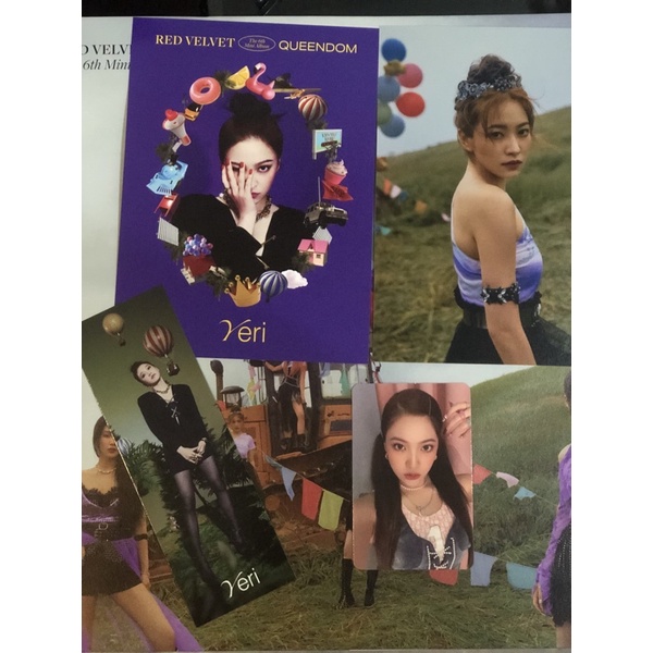 Red Velvet - Queendom Yeri Photocard Postcard Potrait Card Bookmark