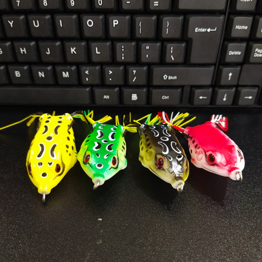 SOFT FROG UMPAN PANCING KATAK BAHAN KARET UMPAN CASTING GABUS