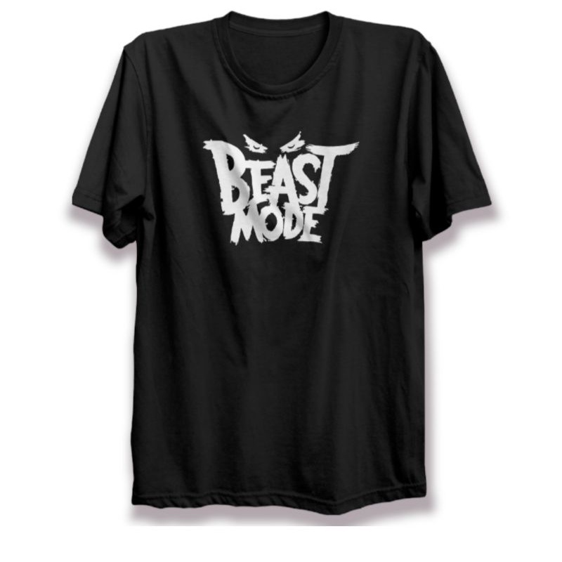 Baju Kaos Pria Distro Original Sport Beast Mode Keren Premium Branded 100% Kekinian Aesthetic Wanita