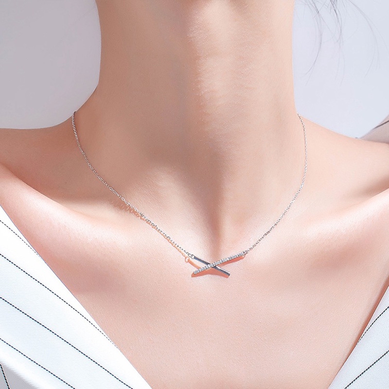 Sangat indah Kalung Liontin Necklaces Choker Versi Korea Dari Rantai Klavikula Dengan Perhiasan Kalung Berlian X