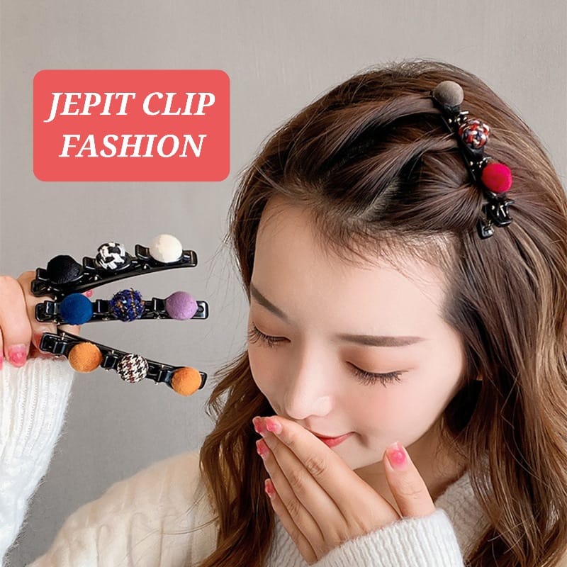 JEPIT CLIP FASHION AKSESORIS RAMBUT WANITA KOREA IMPORT JEPIT PONI JEPITAN KAWAII