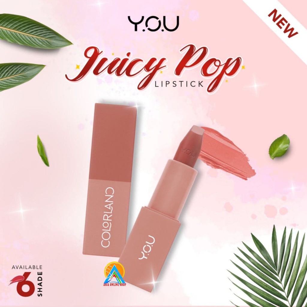 NEW YOU COLORLAND JUICY POP LIPSTICK