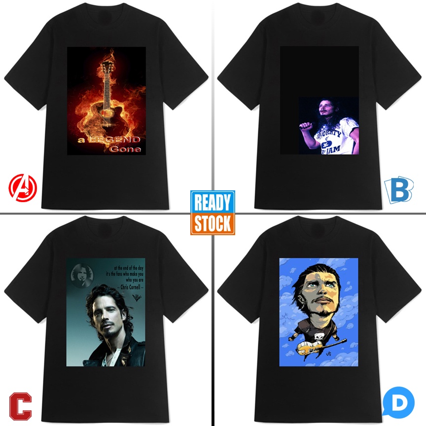 Kaos Chris Cornell SKU-7434104030077 Tshirt Casual Bahan Katun