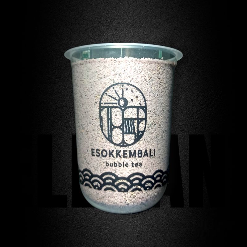 Sablon Cup Oval 14 & 16 Oz Merk BSM 1000 Pcs