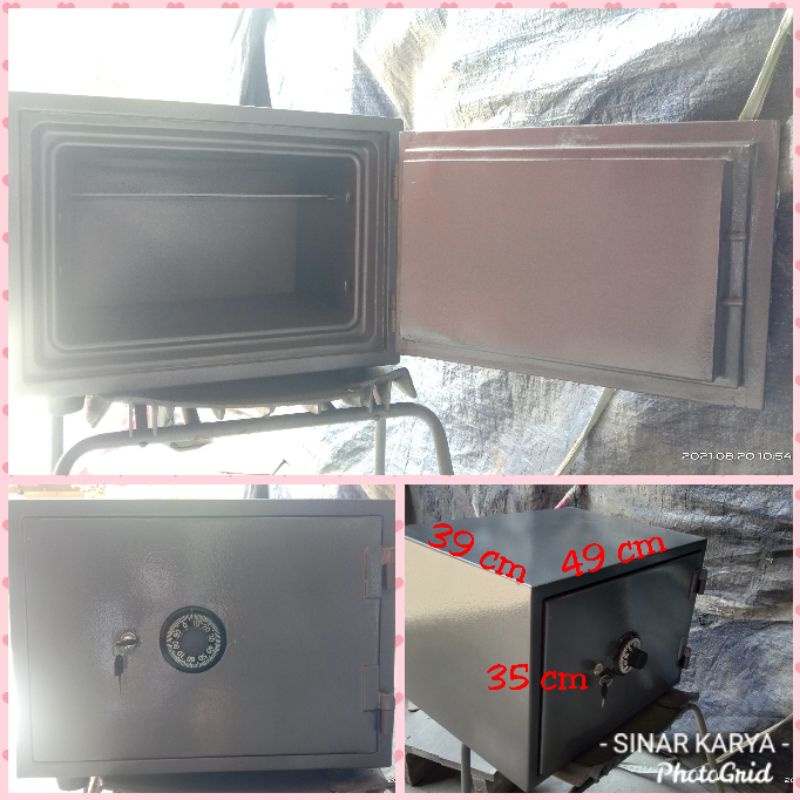 Brankas A1 model tidur kunci lokal Brangkas murah tahan api kecil map sertifikat folio bisa masuk