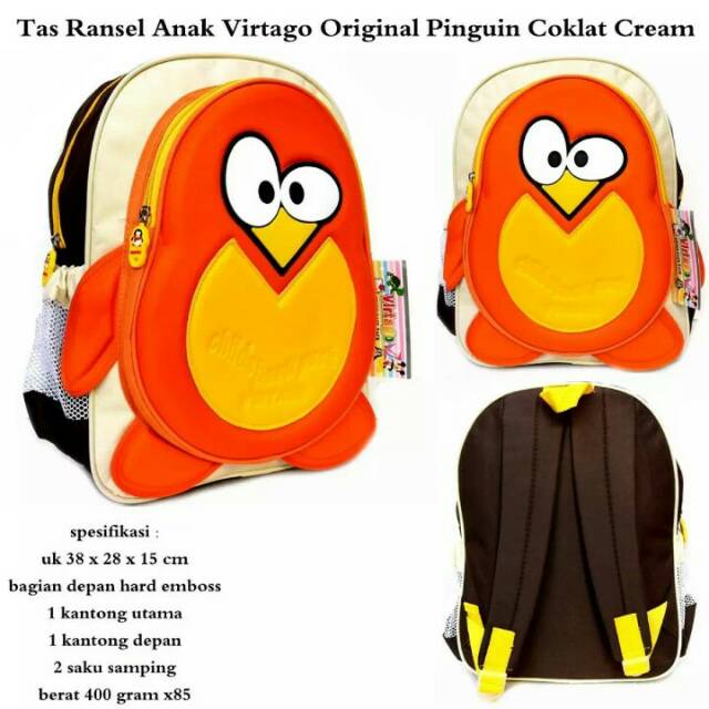 Tas ransel anak tas boneka tas sekolah anak by virtago